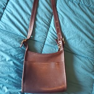 Vintage Clove Leather Coach Purse